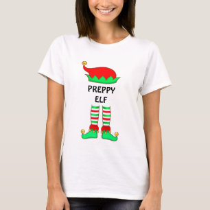 Modern jul för chic alv t-shirt