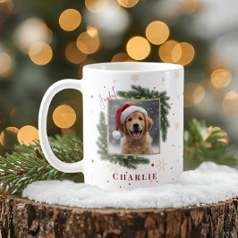 Modern jul för husdjur – Personlig julpresent Kaffemugg