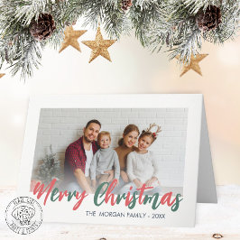 Modern jul försvunnen bild helgkort