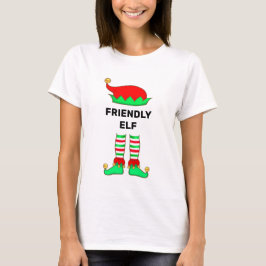 Modern jul Friendly Elf T-Shirt