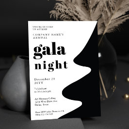 Modern jul Gala Party Business Inbjudningar