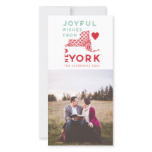 Modern jul Glatt önskemål från New York Photo