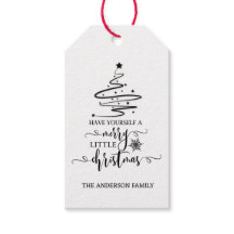 Modern jul har dig själv lite