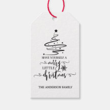 Modern jul har dig själv lite