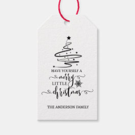 Modern jul har dig själv lite presentetikett
