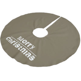 Modern jul-Helgdag Julgransmatta Borstad Polyester