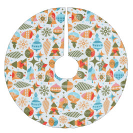 Modern jul julgransmatta borstad polyester