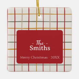 Modern jul julgransprydnad keramik