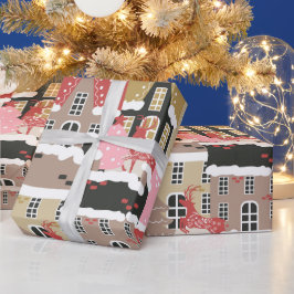 Modern jul Kväll Presentpapper