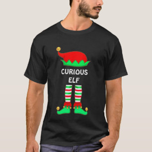 Modern jul nyfiken tomte t-shirt