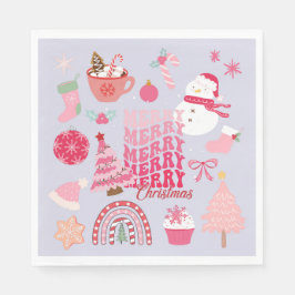 Modern jul pappersservett