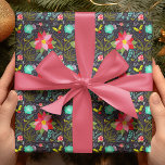Modern jul Poinsettia Mönster Presentpapper<br><div class="desc">En liten jul i mönster med en grön cirkel kring en Poinsettia skulle sannolikt vara till nytta för dem som har festliga dekorationer med en aning traditionell charm. Mönster skulle kunna vara perfekt för individer som uppskattar helgdag-dekorets klassiska inslag, t.ex. ljusröda Poinsettias, kompletterat med lush grönt foliage. Det skulle vara...</div>