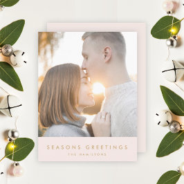 Modern jul | Rosa och foto från Guld Julkort