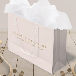 Modern jul |  Rosa och minimalt Guld