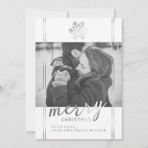 Modern jul snöflinga | Vit och Silver