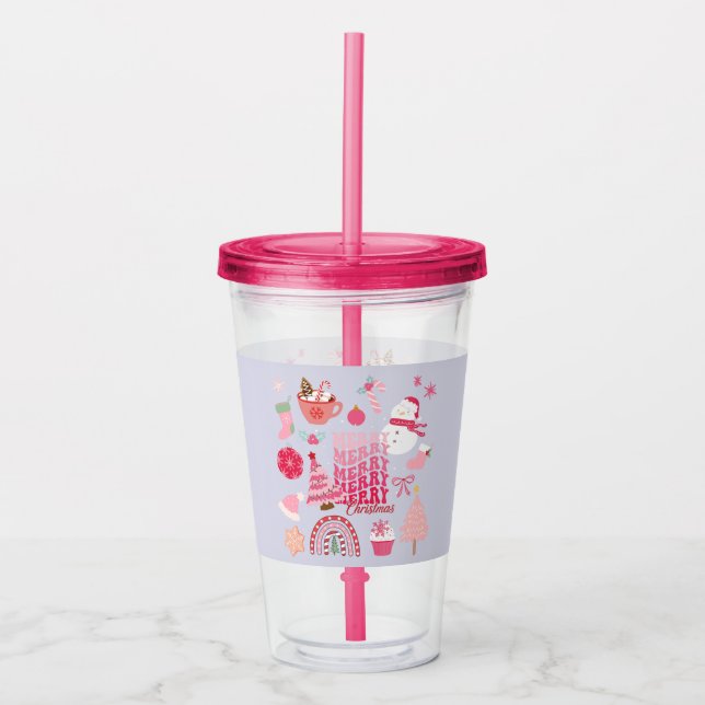 Modern jul take away mugg (Framsida)