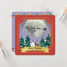 Modern julafton med Santa Reindeer