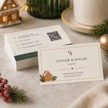 Modern julbakery QR-kod