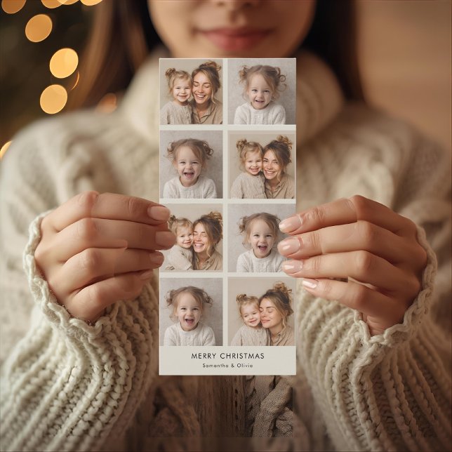 Modern julcollagefoto | Minimalistisk  (Skapare uppladdad)