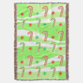 Modern juldesign för Polkagrisar Mysfilt