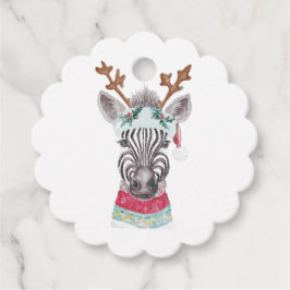 Modern julfärgning gåvor etiketter