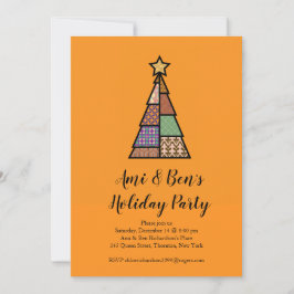 Modern Julfest i Julgran i medelårhundradet Inbjudningar