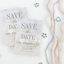 Modern julfest Spara datum-anmälan Meddelande Vykort