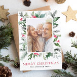 Modern Julfoto - minimalistskript Julkort<br><div class="desc">Fira julhelgen med vårt moderna fotopriskort med minimala skript. Med det här kortet kombineras contemporaryns utformning med värmen hos ett omhuldat familjefoto. Eleganten, den minimalistiska manusattypografin tillför en del sofistikering till dina semesterhälsningar. Den rena och oklanderliga designen gör att det valda fotot kan skina, skapar det på perfekten för att...</div>
