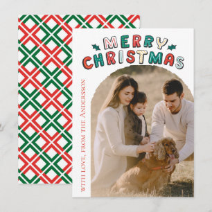 Modern Julfotografi Julkort