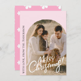 Modern julfotografi julkort