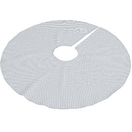Modern julgrå mönstrad presentförpackning julgransmatta borstad polyester