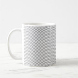 Modern julgrå mönstrad presentförpackning kaffemugg