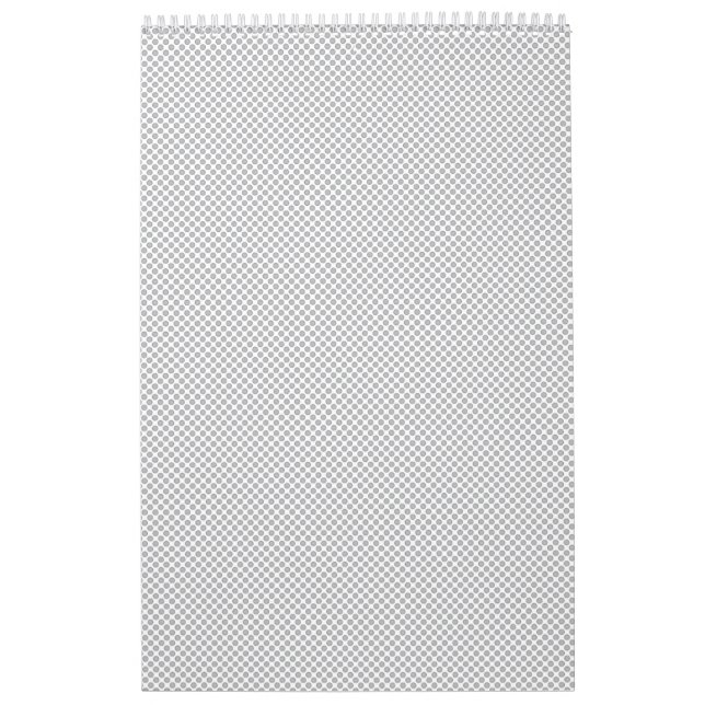Modern julgrå mönstrad presentförpackning kalender (Omslag)