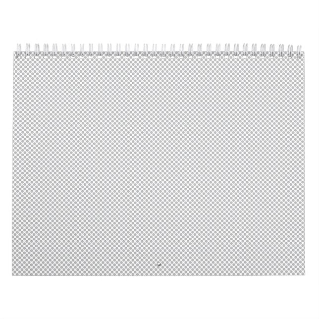 Modern julgrå mönstrad presentförpackning kalender (Omslag)