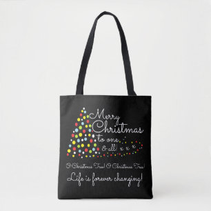 Modern Julgran, Festive Tote Bag Tygkasse