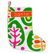 Modern Julgran helgdag Stocking