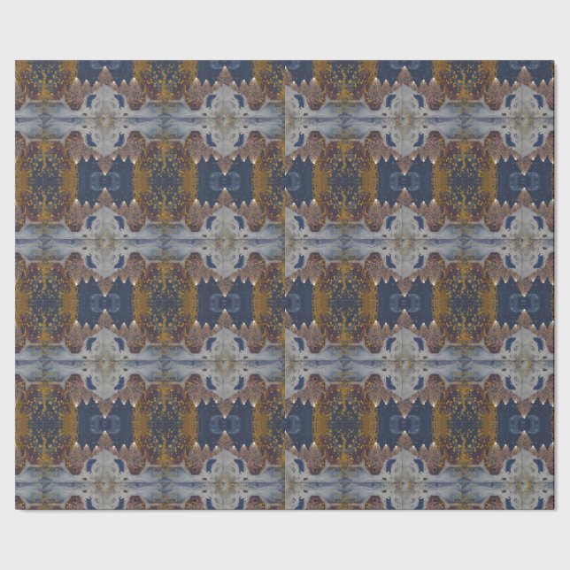 Modern Julgran Mönster Presentpapper (Seam)