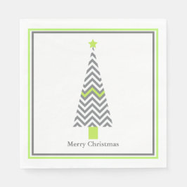 Modern Julgran Pappersservett