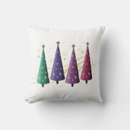 Modern Julgran Pillow Kudde
