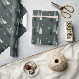 Modern Julgran-utrensning Papper Presentpapper