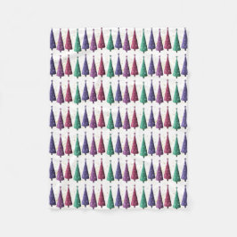 Modern Julgranar Blanket Fleecefilt