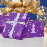 Modern Julgranar Lila Rosa Blue Mönster Presentpapper<br><div class="desc">Den moderna julklappen julhelg med en mönster av modernt, abstrakt Julgranar och skogsskövlat träd under vintern snö i lila, rosa och blått färg. ASSISTANS: Om du vill ha hjälp med designändringar eller anpassning, överföra designen till en annan produkt eller om du vill samordna objekt kontaktar du designern INNAN ORE ORDERING...</div>