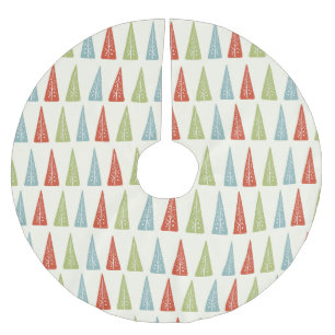 Modern Julgranar, mönstrad Julgransmatta Borstad Polyester