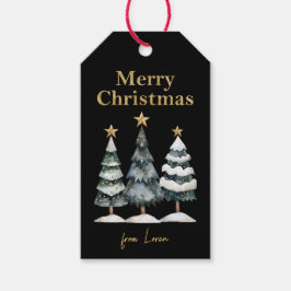 Modern Julgranar Presentetikett