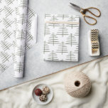 Modern Julgranar Sage Grönt Mönster Presentpapper<br><div class="desc">Enkelt hand plockade-sätet Julgran-dockan mönster,  modern helgdag som omsluter pappra stil.</div>