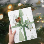 Modern Julgranar Sage Oliv grönt Mönster Presentpapper<br><div class="desc">Den moderna julklappens julhelg är en baljklapp som har ett mönster av modernt, abstrakt Julgranar och träd på vintern snö i sage grönt och oliv grönt färg. ASSISTANS: Om du vill ha hjälp med designändringar eller anpassning, ändra storlek på färg, flytta designen till en annan produkt eller om du vill...</div>