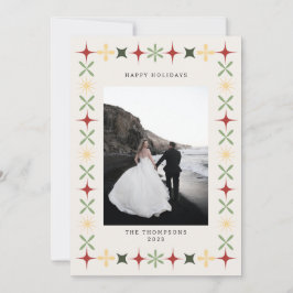 Modern julhälsoport i mitten av århundradet inbjudningar