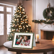 Modern julklapp i Löv-format Helgdag