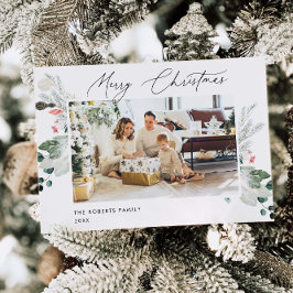 Modern Julkort Foto | Högtidskort Inbjudningar