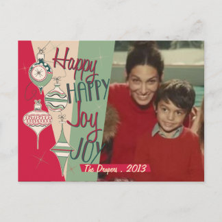 Modern julkort helg vykort